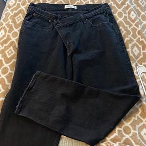 Abercrombie 90s straight ultra high rise jeans
